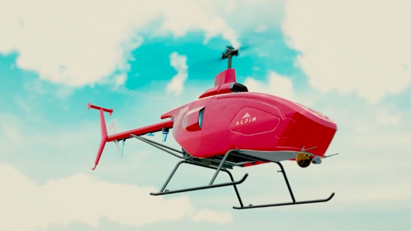 İnsansız helikopter Alpin, askeri görevler için güçlendirildi