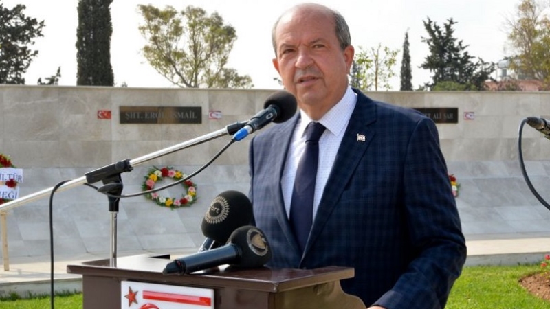 Tatar: Kıbrıs'ta en gerçekçi çözüm iki ayrı devlete dayalıdır