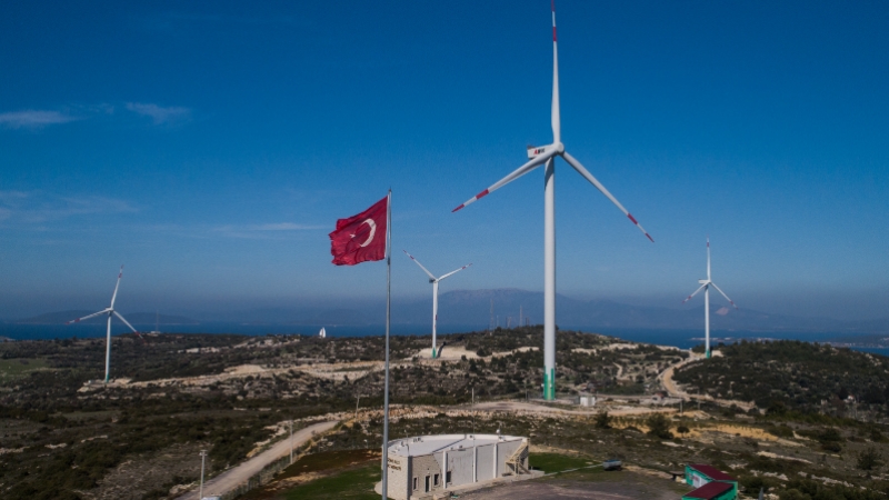 Türkiye'de rüzgar enerjisi proje gücü yıl sonunda 17 bin megavatı aşacak