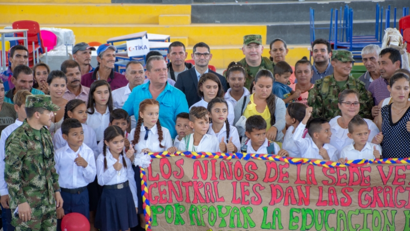 TİKA'dan Kolombiya'da okul ve sağlık merkezlerine destek