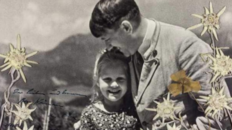 Hitler'in Yahudi bir kız çocuğuyla çekilmiş fotoğrafı açık artırmada