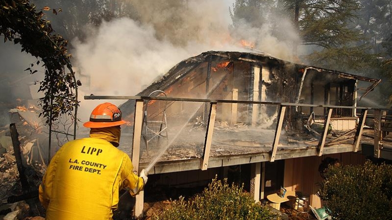 California'daki yangınlarda can kaybı 66'ya yükseldi