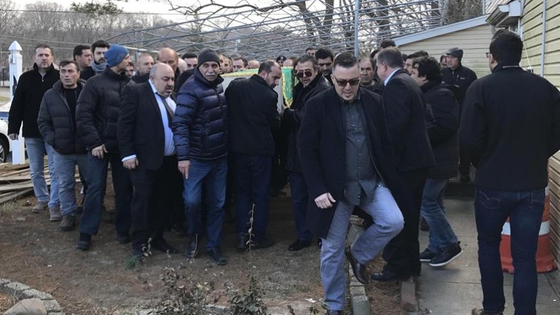 ABD'de 22 dolar için öldürülen Türk'ün cenaze namazı kılındı