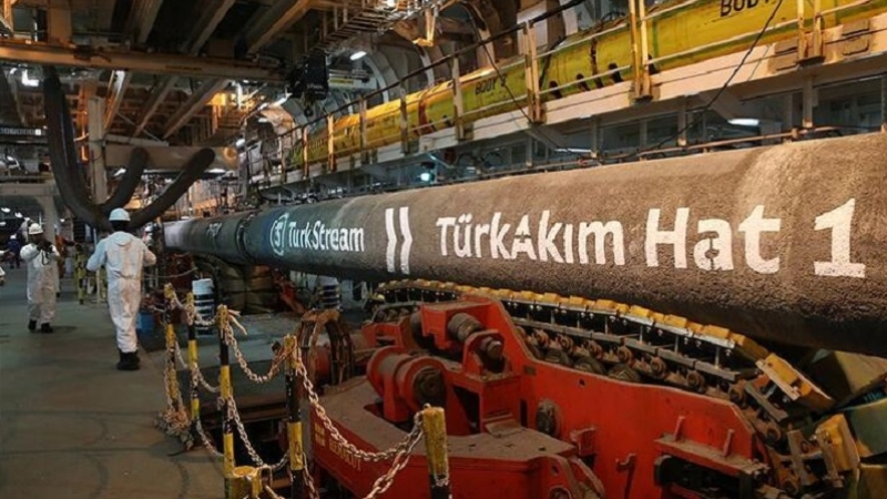 TürkAkım üzerinden 2 yılda Türkiye ve Avrupa'ya 34,8 milyar metreküp gaz taşındı