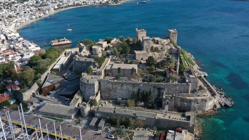Yenilenen Bodrum Kalesi'ni 165 bin kişi ziyaret etti