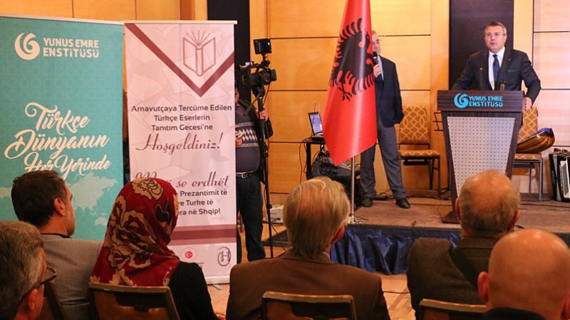 Tiran'da, Türkçe'den Arnavutça'ya tercüme edilen eserler tanıtıldı