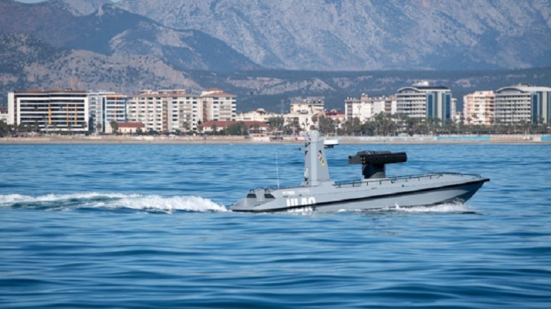 Türkiye'nin ilk silahlı insansız deniz aracı, füze atışlarına hazır