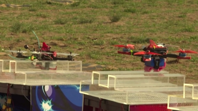 Çin'de drone'lar yarıştı