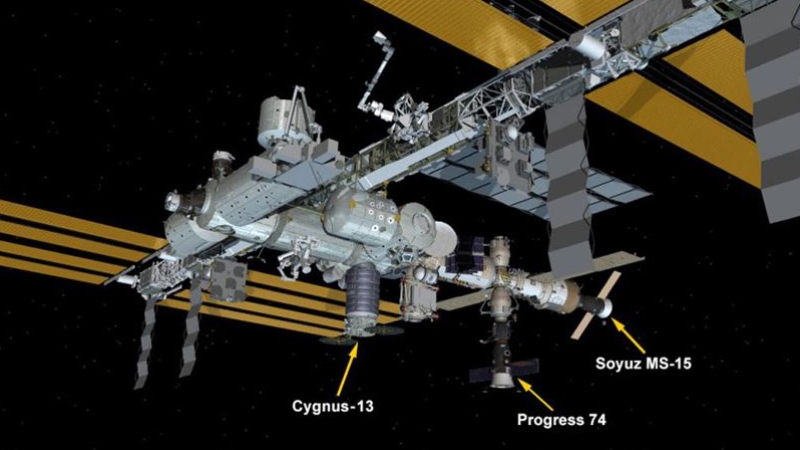 'Cyngus' Uluslararası Uzay İstasyonu'na ulaştı
