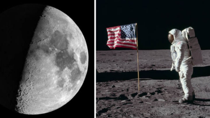 Ay'a ayak basılan anın görüntüleri rekor fiyata satıldı