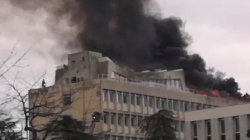 Fransa'da bir üniversitede patlama