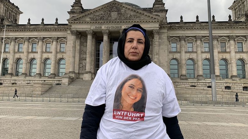 Almanya'da Maide T, terör örgütü PKK tarafından kaçırılan kızını geri istiyor