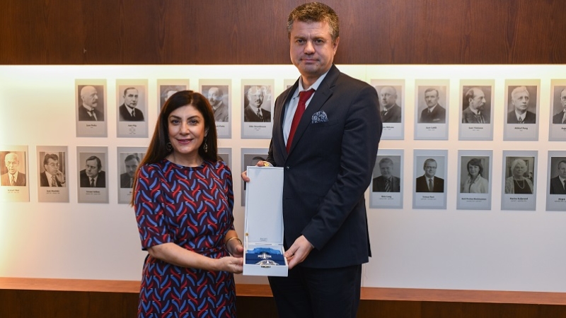 Estonya'dan Türkiye'nin Tallin Büyükelçisine devlet nişanı