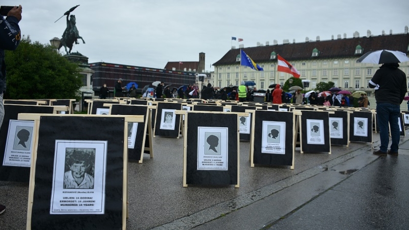 Avusturya’da Bosna Savaşı’nda öldürülen çocuklar anıldı