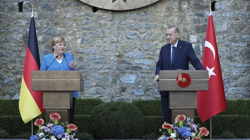 Merkel'den Türkiye ziyareti paylaşımı