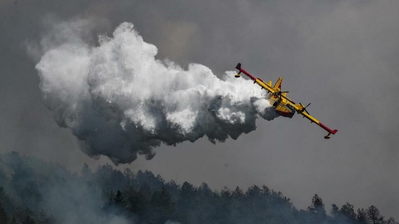AB, Türkiye'ye yangın söndürme uçağı desteğinde bulunuyor