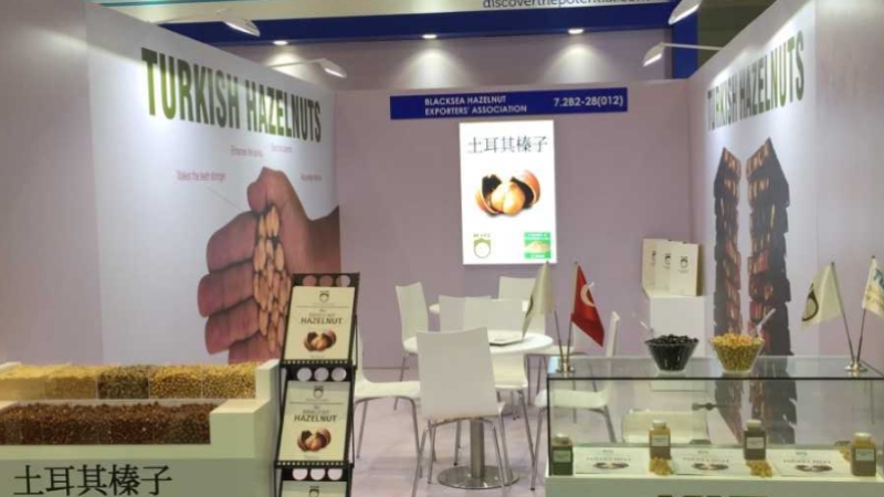 Türk fındığı Çin'de tanıtıldı