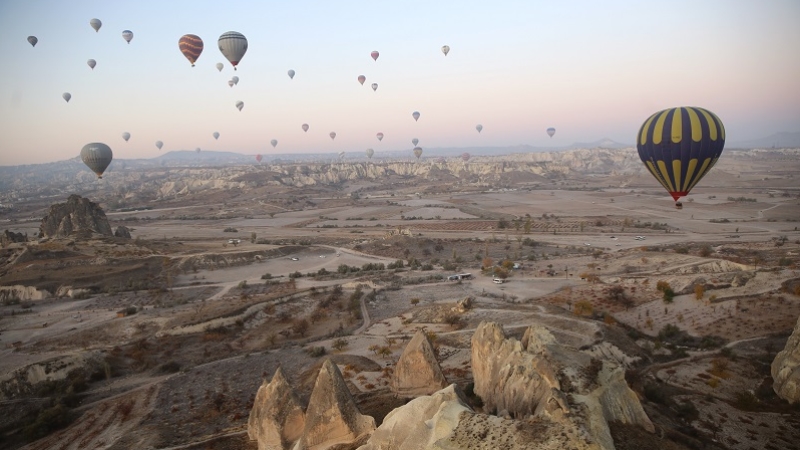 Kapadokya, turizmde yılı rekorla kapatacak