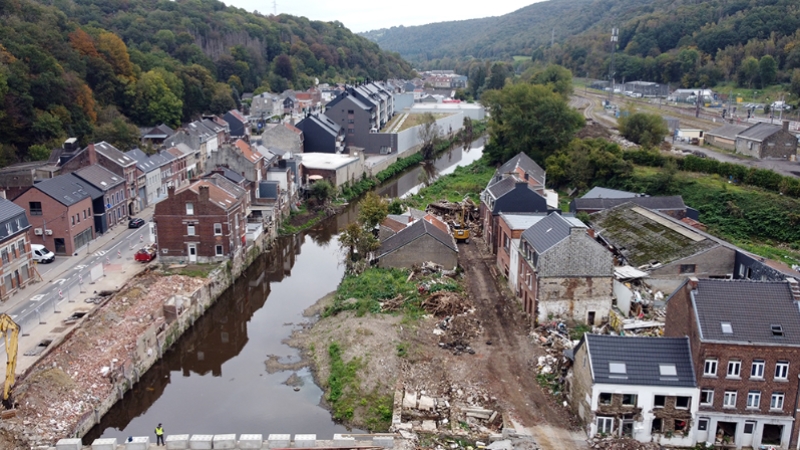 Belçika'da sel felaketinin çevre sorunlarına da yol açan izleri 3 aydır silinemedi