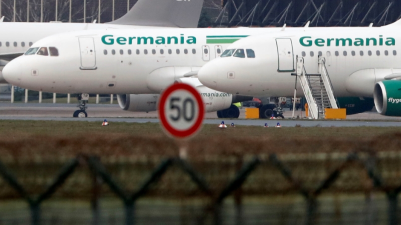 Alman hava yolu şirketi Germania iflas etti