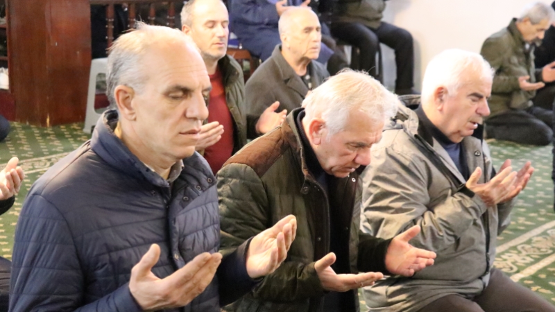 Kuzey Makedonya'da İdlib'de şehit olan Mehmetçikler için dua edildi