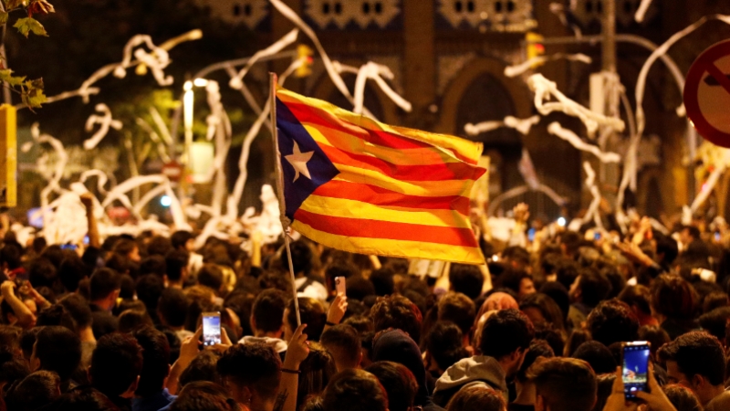 Katalonya'da protestolar sürüyor