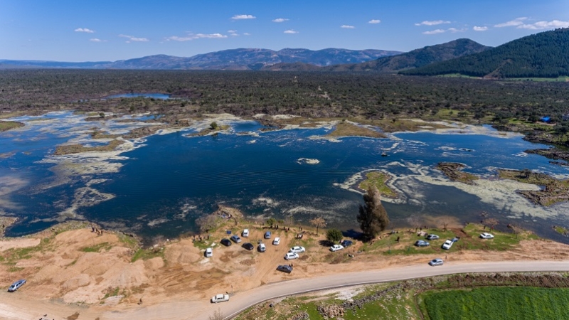 Volkanik Haydarlar Gölü'nü turizme kazandırma çalışmaları sürüyor